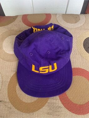 LSU Purple Embroidered Baseball Cap